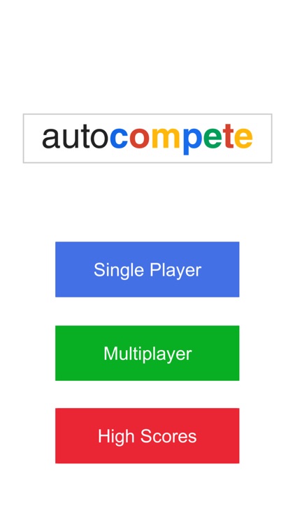 AutoCompete - from the makers of Google Feud