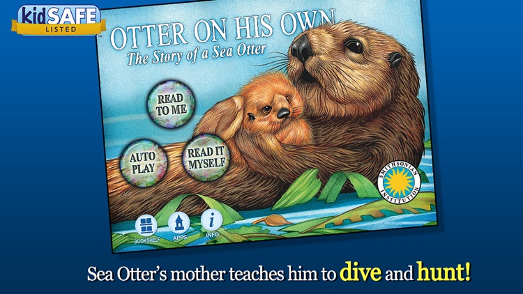 Otter on His Own - Smithsonian Oceanic Collection