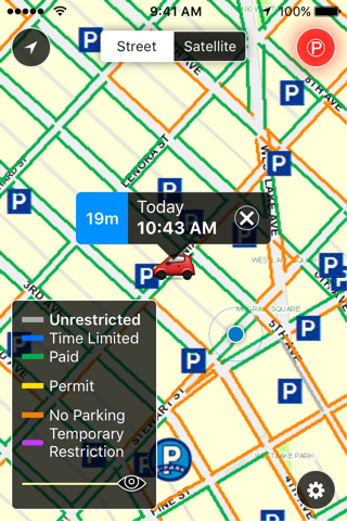 Seattle Parking Map screenshot 2