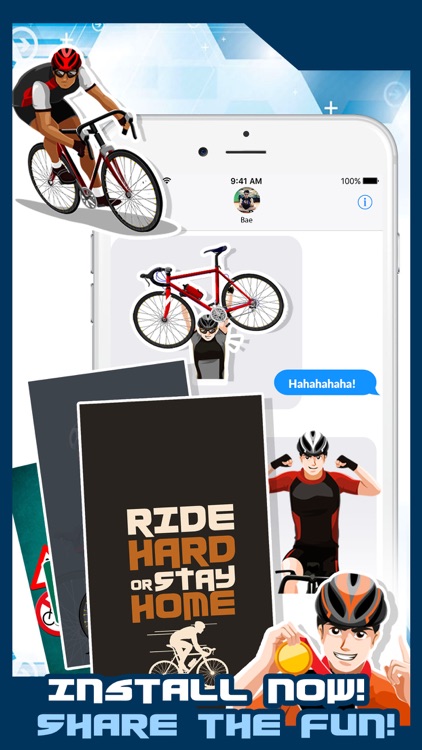 Cycling Emoji & Wallpaper App screenshot-4