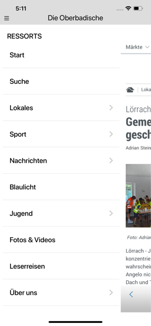Die Oberbadische Online(圖2)-速報App
