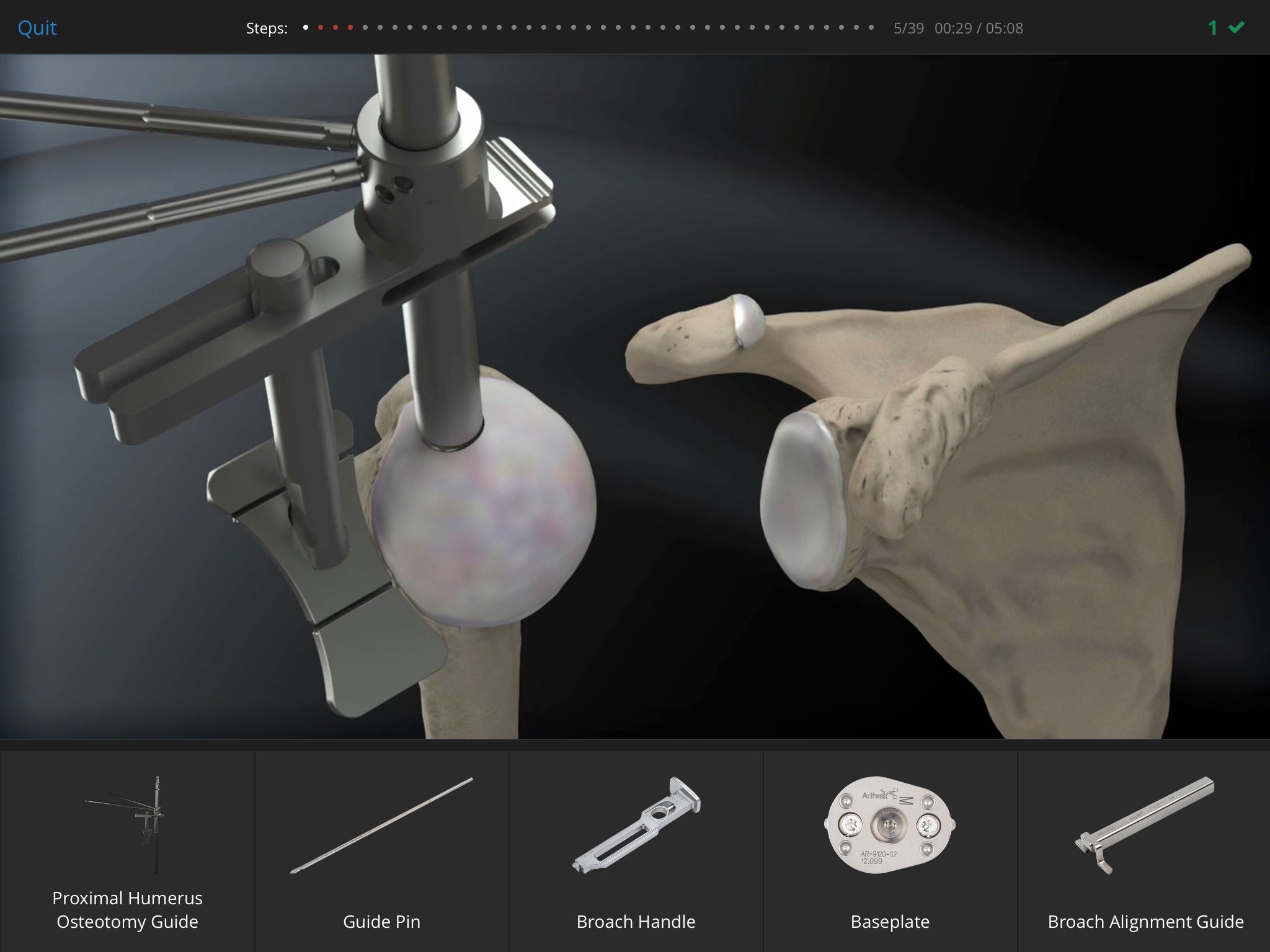 Arthrex Virtual Surgery™ screenshot 3