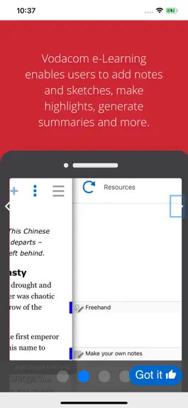 Game screenshot Vodacom e-Learning apk