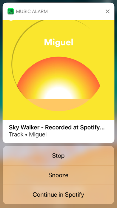 Music Alarm Clock. Screenshot 4