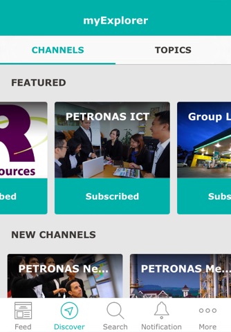 PETRONAS myExplorer screenshot 2