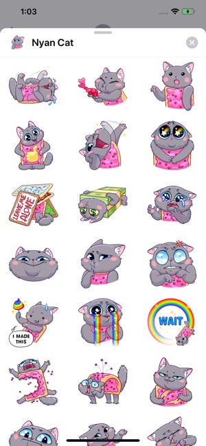 Nyan Cat Sticker Pack