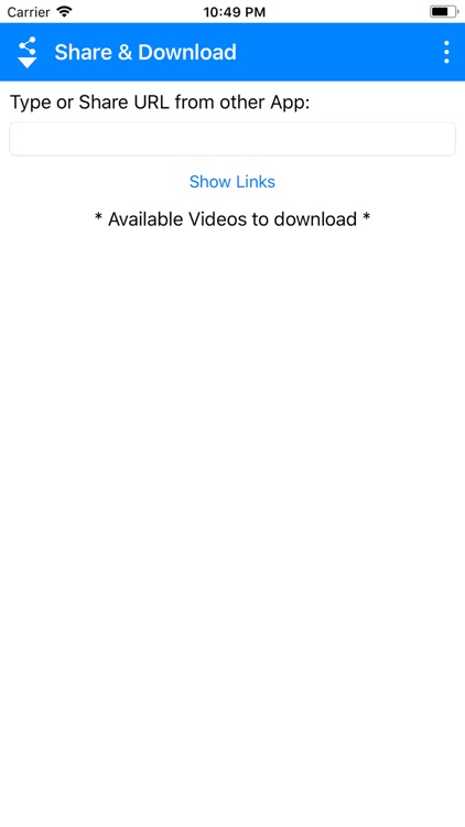 Share & Download - Go Offline