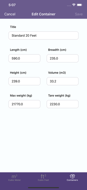 Calculate CBM(圖3)-速報App