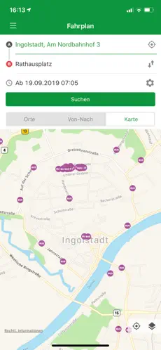 Imágen 1 INVG Fahrinfo Ingolstadt iphone