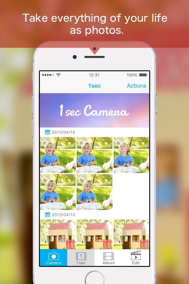 1secCamera:Clipbox screenshot 2