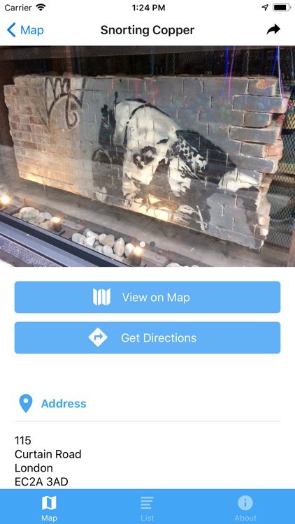London Tour Map of Banksy