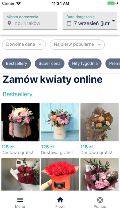 Flowi - Zamów Wyjątkowe Kwiaty screenshot-9