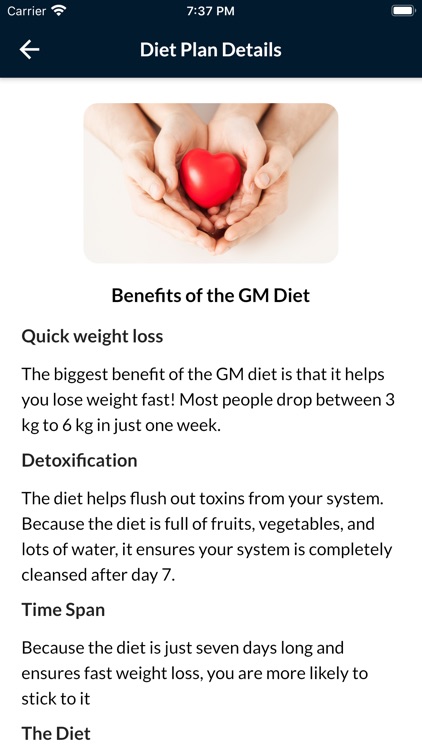 GM Diet Plan For Weight Loss screenshot-7