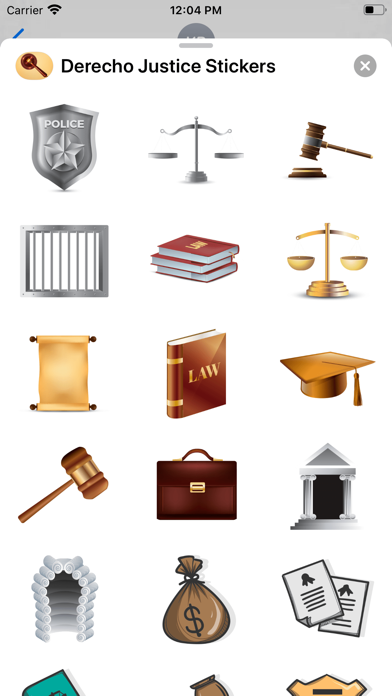 Derecho Justice Stickers screenshot 2
