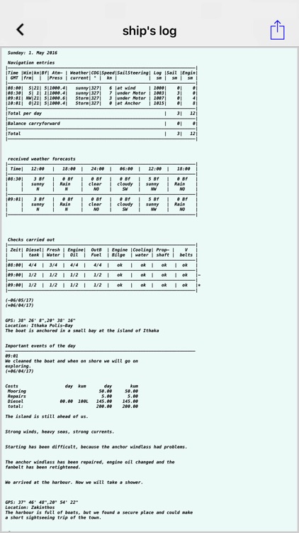 Sailing Logbook and Diary screenshot-4