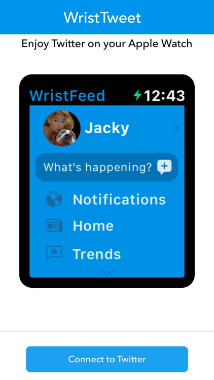 WristTweet App for Twitter