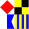 Flags for Sailing displays a list of the common signal flags and pennants that are raised during yacht racing regattas, along with a brief description