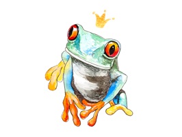 Hipster Frog