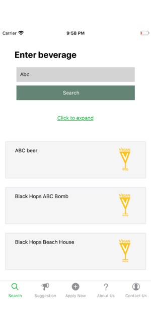 Search Vegan Wine/Beer -BevVeg(圖4)-速報App