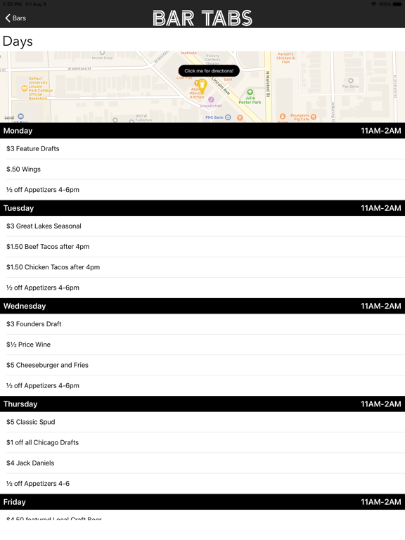 Screenshot #6 pour BAR-TABS