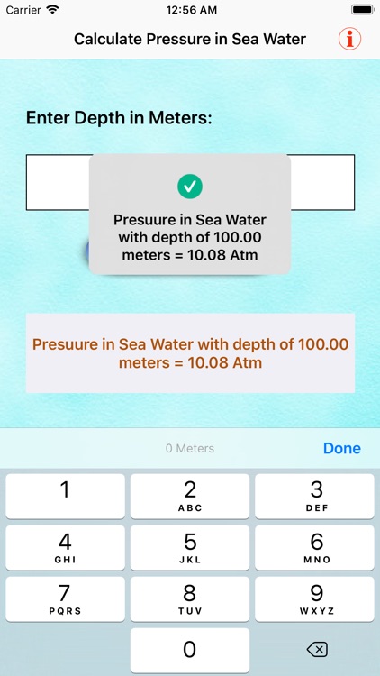 Calculate Pressure In Water screenshot-5