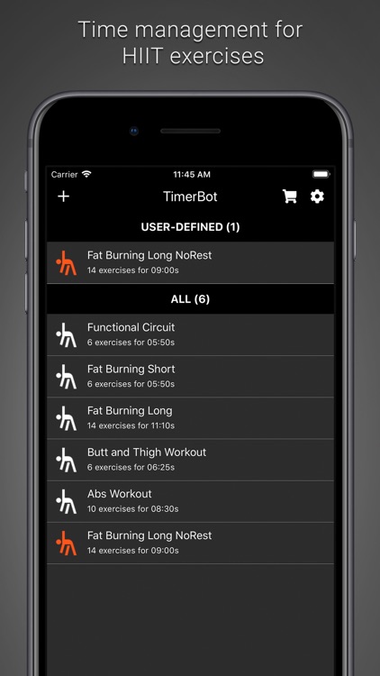 TimerBot - A Fitness App