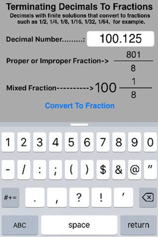 Decimal To Fraction Plus - náhled