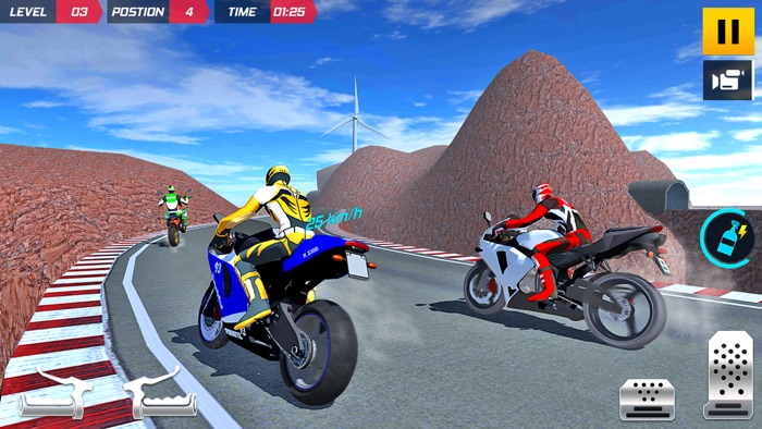 Mountain Motorbike Racing