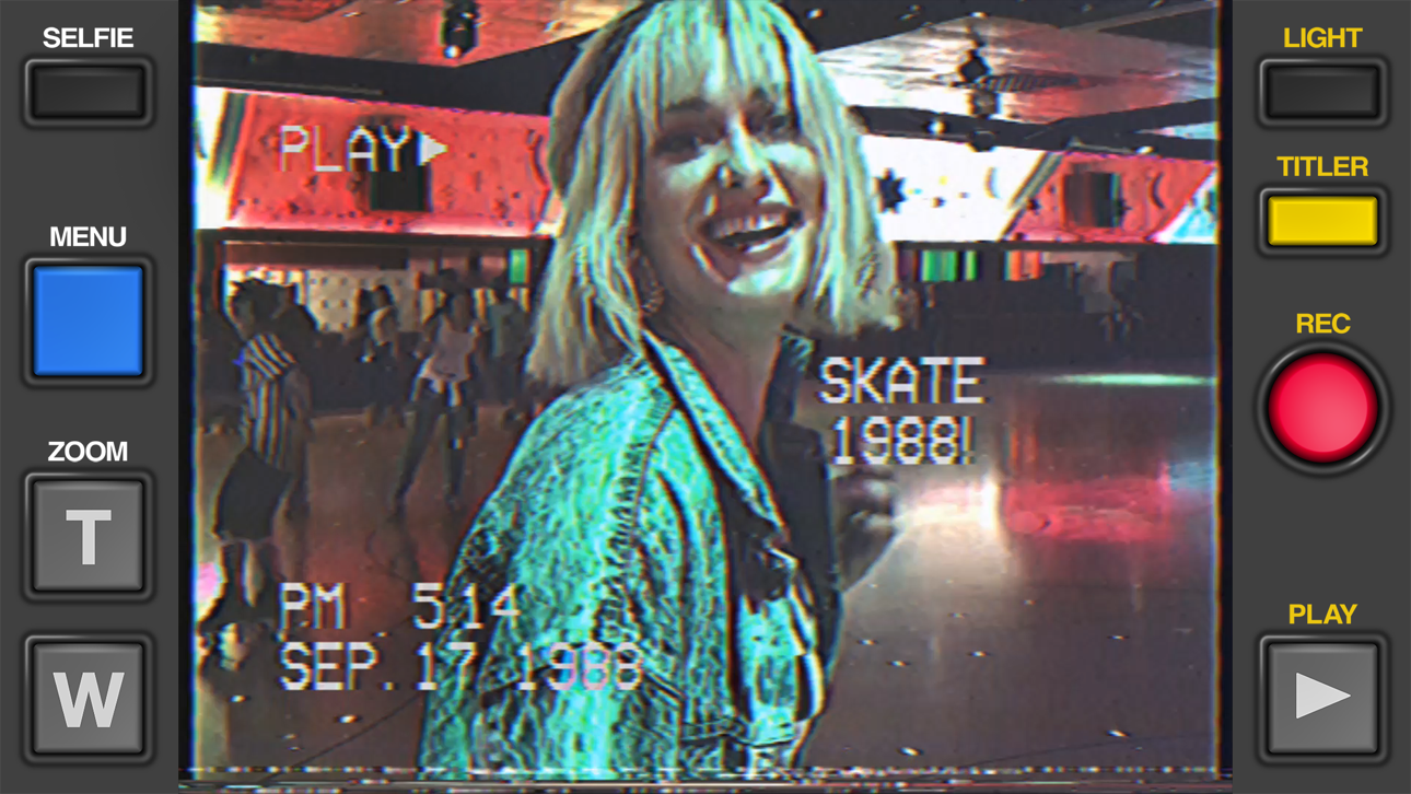 Rarevision VHS - Retro 80s Cam screenshot 1 - iOS app interface