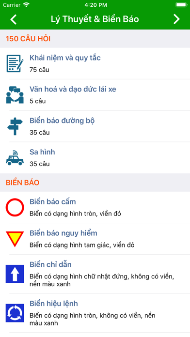 Hướng dẫn ôn thi GPLX hạng A1 screenshot 2