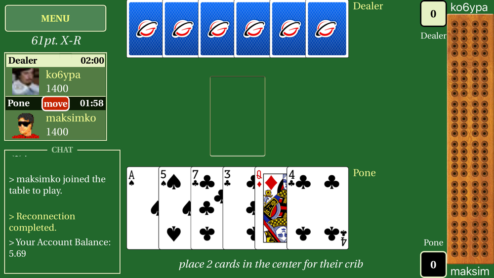 Cribbage Live App For Iphone Free Download Cribbage Live For