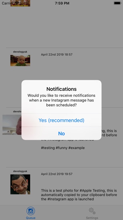 Social Scheduler App