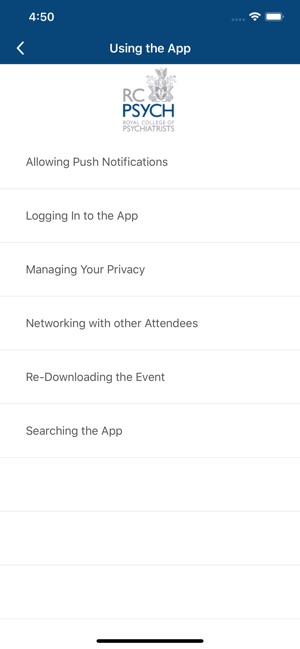 RCPsych International Congress(圖3)-速報App