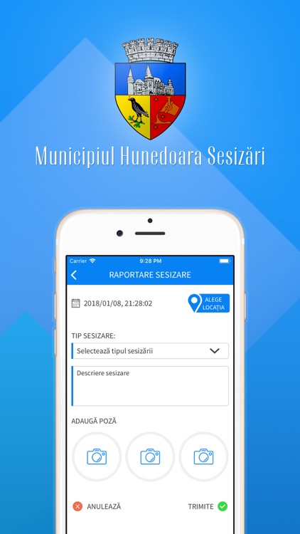 Municipiul Hunedoara Sesizări