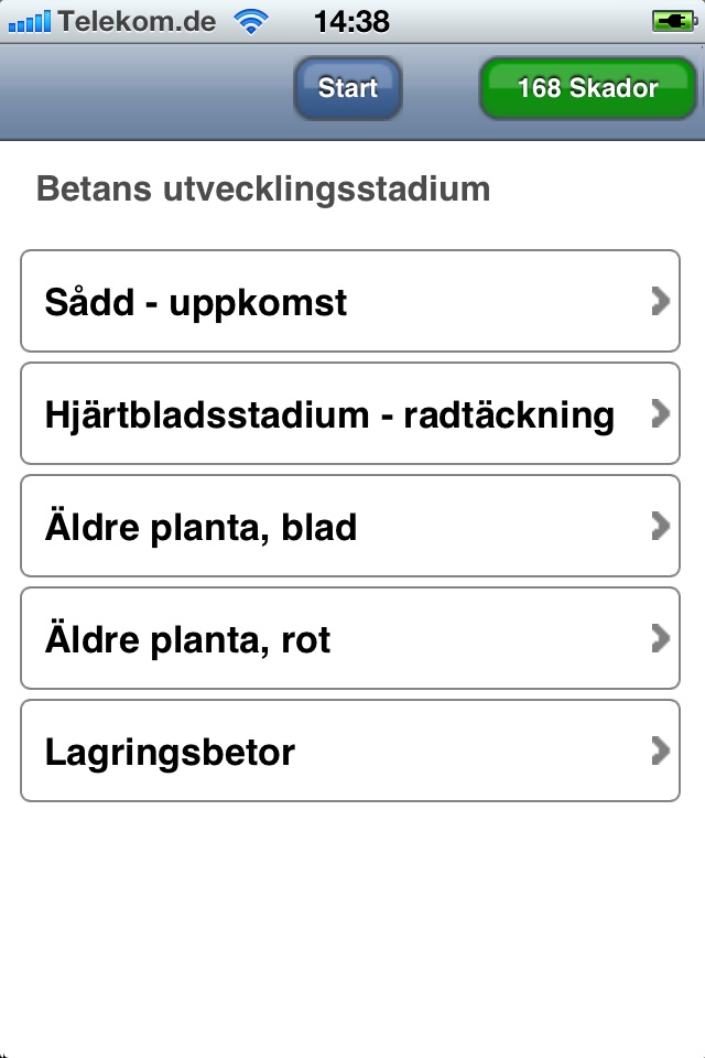 Sjukdomar i sockerbetor screenshot 2