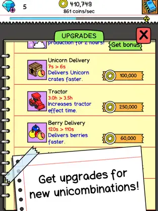 Captura 4 Unicorn Evolution Clicker Game iphone
