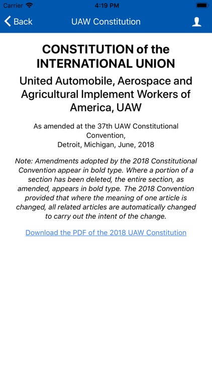 UAW App