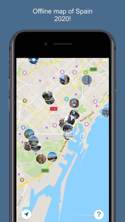 Spain 2020 — offline map