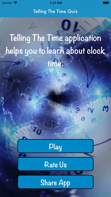 Telling The Time Quiz