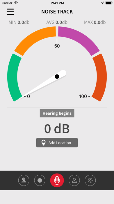 Decibel Meter - Noise tracker screenshot 2