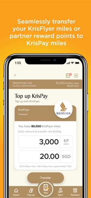 KrisPay SingaporeAir(圖4)-速報App