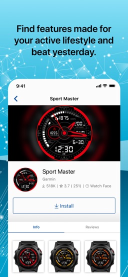 Connect IQ™ Store app screenshot