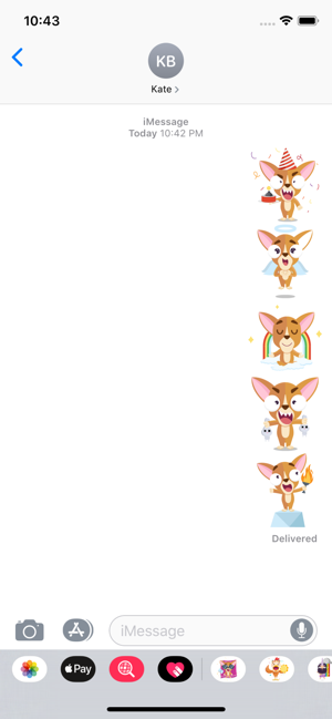 Chihuahua Smiley Stickers(圖2)-速報App