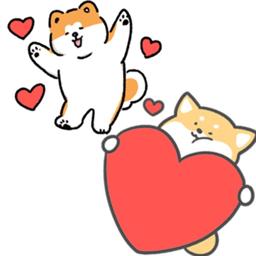 Cute Hachi Dog Akita Stickers