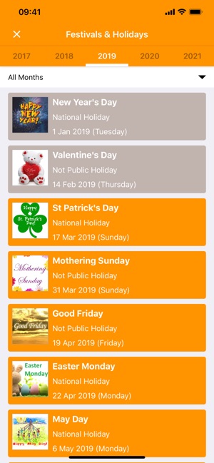 Calendar2U: Ireland Calendar(圖3)-速報App