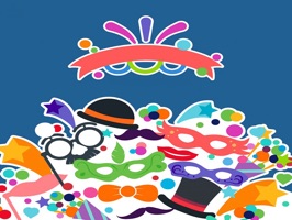 The CostumePartyLL is a small sticker, which are show the 50 Costume Party sticker in cartoon