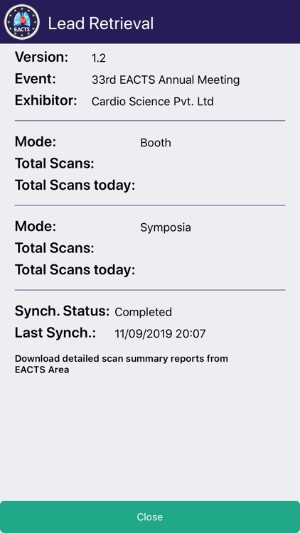EACTS Lead Retrieval screenshot-5