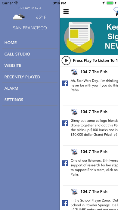 How to cancel & delete 104.7 The Fish from iphone & ipad 2