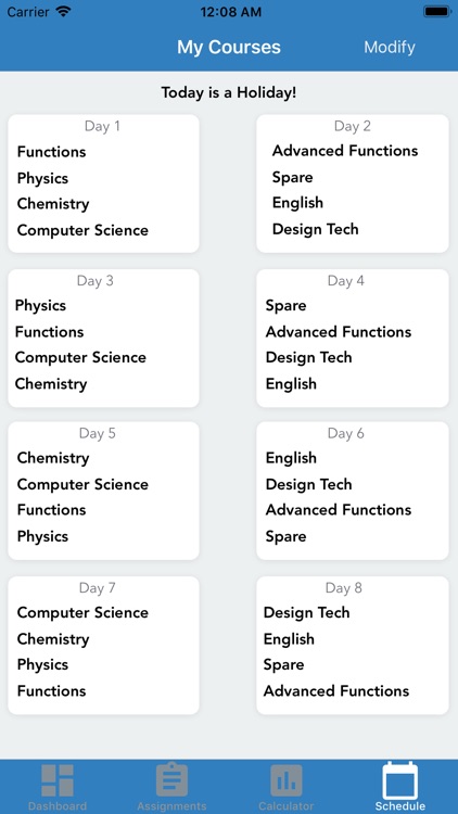 MySchool Day Planner screenshot-3