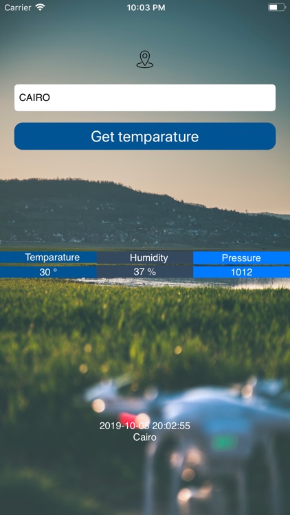 Cities temperature